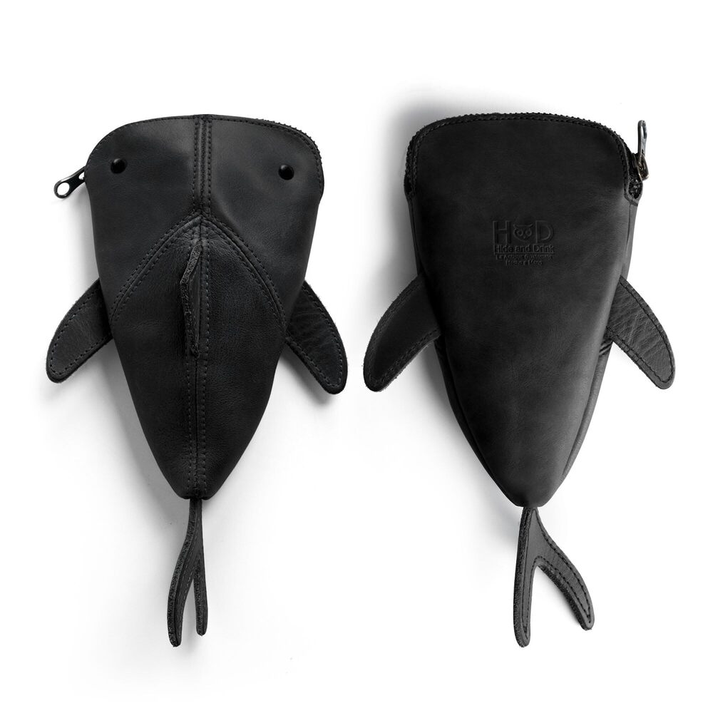 2999 Zippered Coin Pouch, Shark Shaped Case, Stuffed Animal, Bank, Change - Picture 3 of 5
